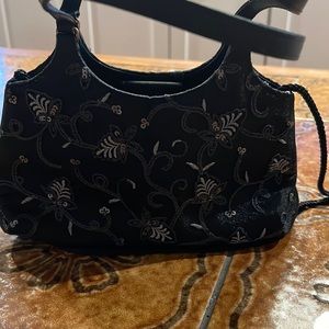 Black evening bag